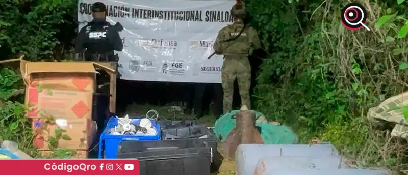 Localizan más de 300 artefactos explosivos improvisados en Sinaloa