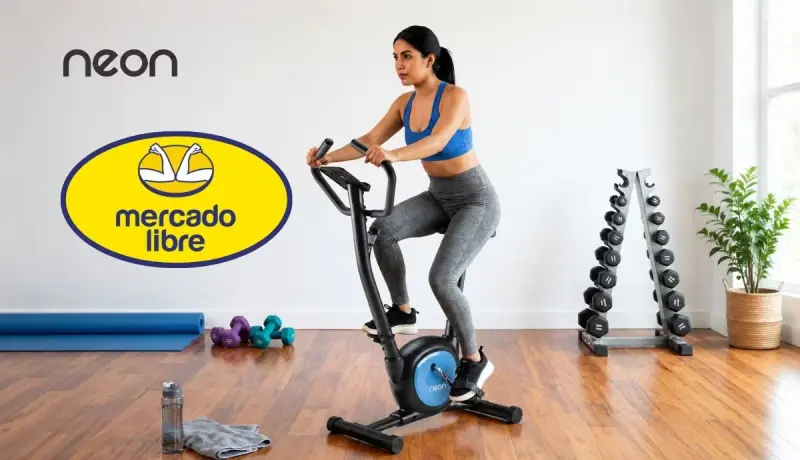 Mercado Libre reduce a $1,067 MXN el precio de una bicicleta de spinning para casa con envío gratis