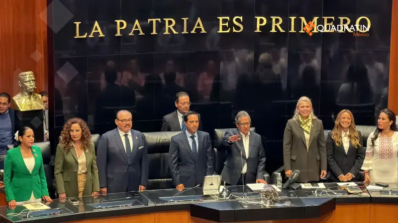 Higinio Martínez, presidente de la Mesa Directiva del Senado