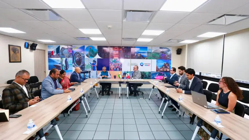 Delegación empresarial de la India visita Querétaro