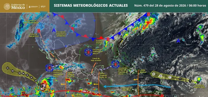 Chubascos y calor de hasta 40 °C para Morelos este viernes