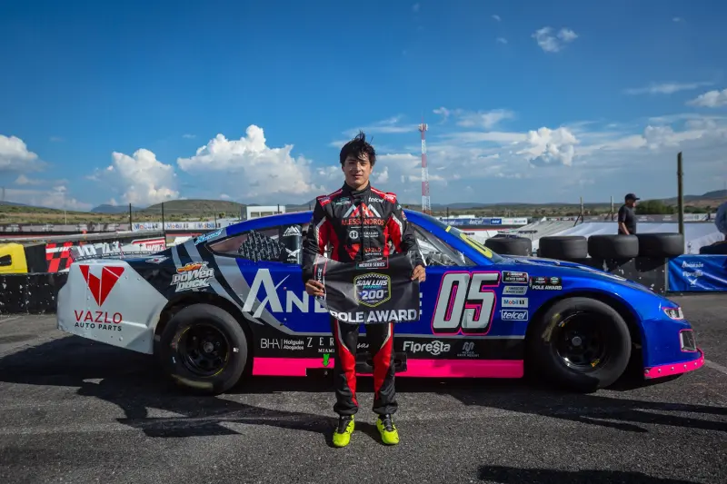 Quiroga y Girón dominan la calificación de la Nascar Potosina 200