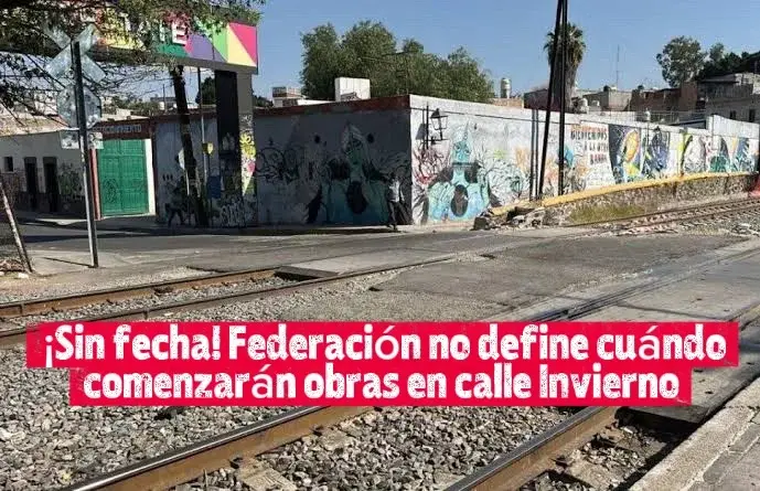 ¡Sin fecha! Federación no define cuándo comenzarán obras en calle Invierno 