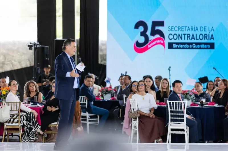 Contraloría de Querétaro conmemora 35 años y destaca avances en rendición de cuentas
