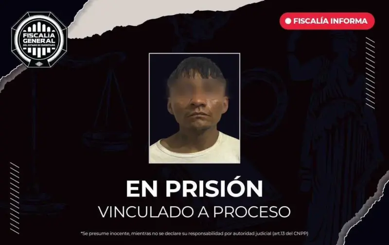 Vinculan a proceso a "La Picuda" por homicidio en Santa Rosa Jáuregui