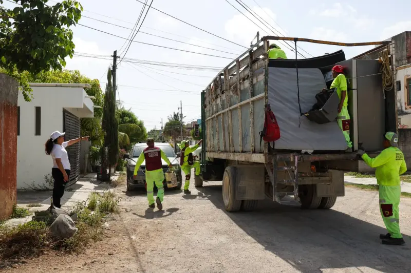 Retiran 90 toneladas de basura de basurero clandestino en Cancún