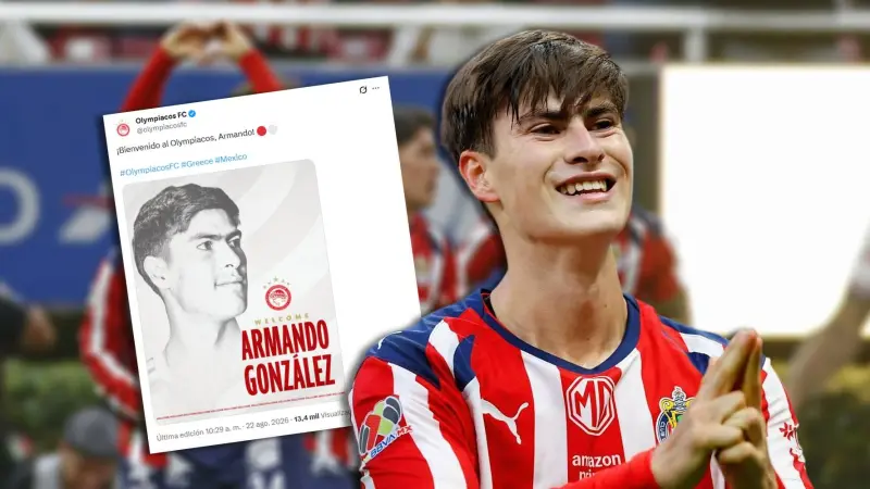 ¡ES OFICIAL! Olympiacos confirma a ‘Hormiga’ González como su nuevo jugador: ‘Un sueño que nació en México’