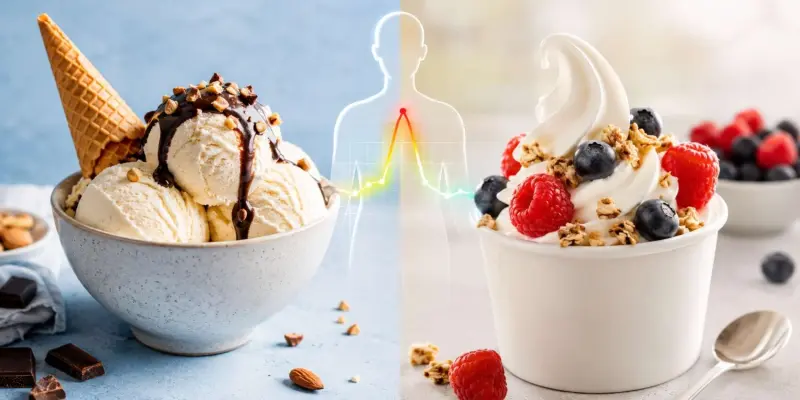 Helado o yogur helado: la opción que mejor controla los picos de glucosa