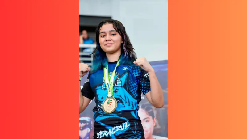 Elizabet Molina, pone en alto el nombre de Poza Rica