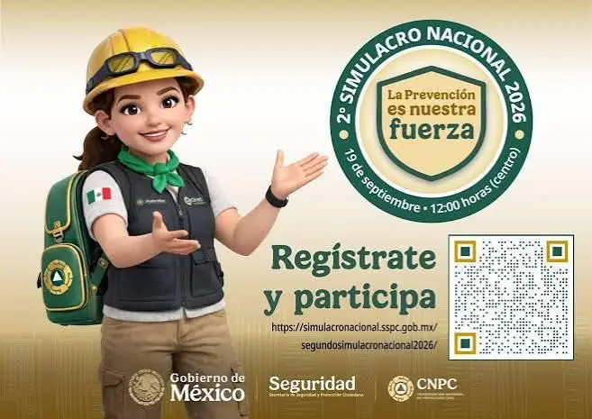 Convocan a silaoenses a participar en el Segundo Simulacro Nacional 2026