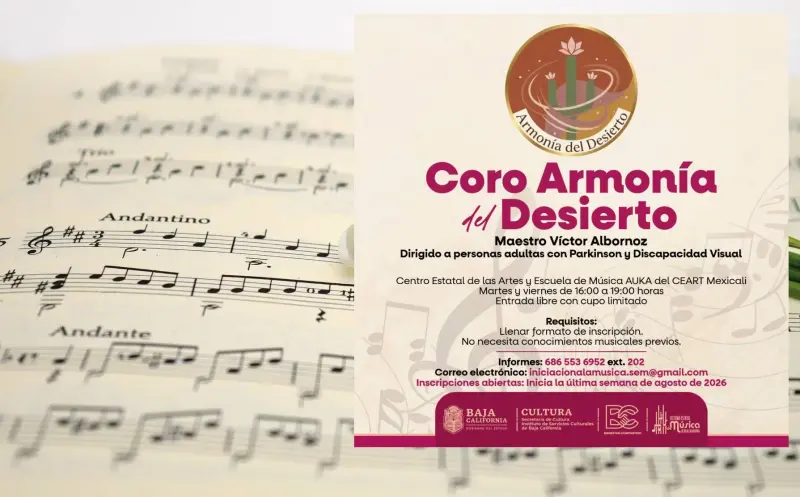 Talleres gratuitos de música para personas con discapacidad en Mexicali; así puedes inscribirte