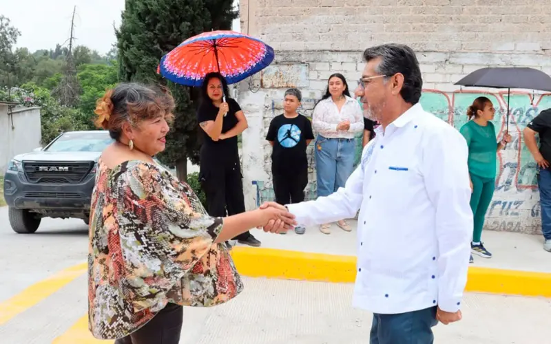 Cumple Zenteno Santaella obras 50-50 y transforma Teoloyucan