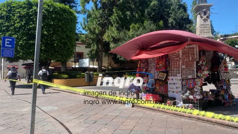 Pierde la vida en Plaza Corregidora