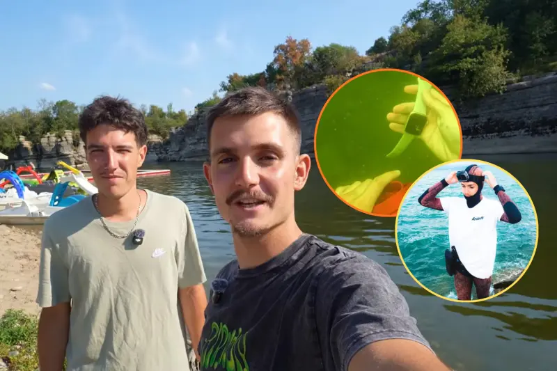 Dos jóvenes franceses ofrecen un servicio para recuperar objetos perdidos en ríos y lagos y ya recibieron más de 230 solicitudes este verano para buscar joyas, teléfonos y otros artículos