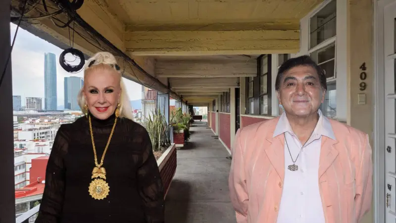 Con mural de Clemente Orozco: El multifamiliar de CDMX donde Laura Zapata creció con Carlos Bonavides