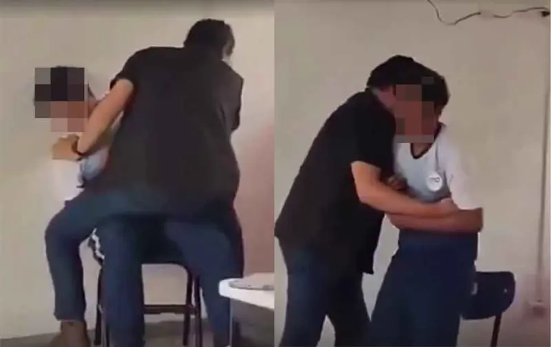 Video: Destituyen a profesor de secundaria tras viralizarse grabación con conductas inapropiadas