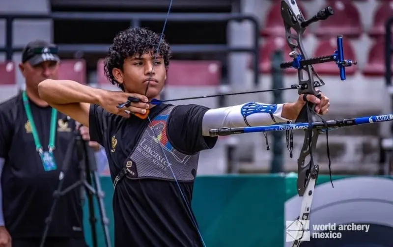 Arquero juarense José Felipe Cerecedo logra subcampeonato nacional 2026