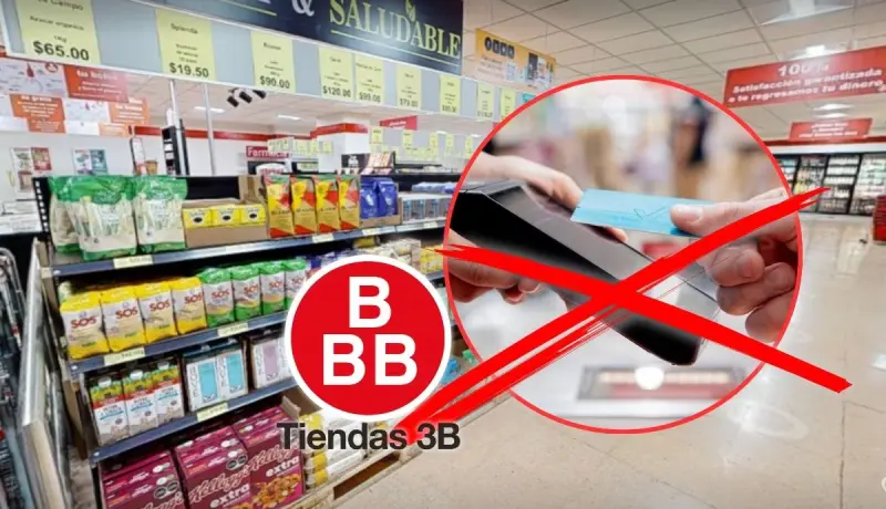 Tiendas 3B inició una prueba piloto para suspender pagos con tarjetas en algunas sucursales y su CEO descartó por ahora aplicarla a toda la cadena