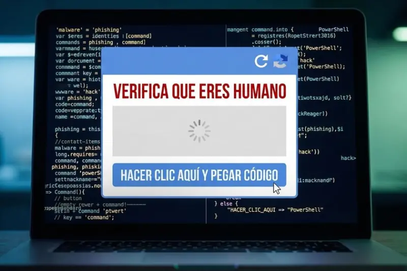 Qué es ClickFix, el engaño del falso CAPTCHA que roba tu información haciéndose pasar por el SAT en México