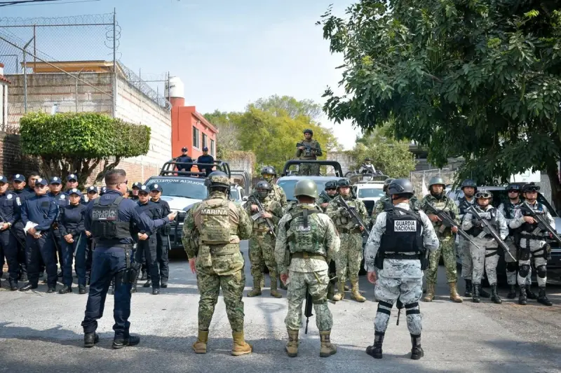 Despliegan operativo de seguridad en el poniente y Los Altos de Morelos
