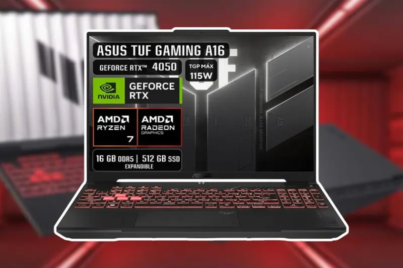 Amazon remata (en su precio histórico) las pocas piezas que quedan de esta laptop ASUS con 16 GB de RAM y RTX 4050