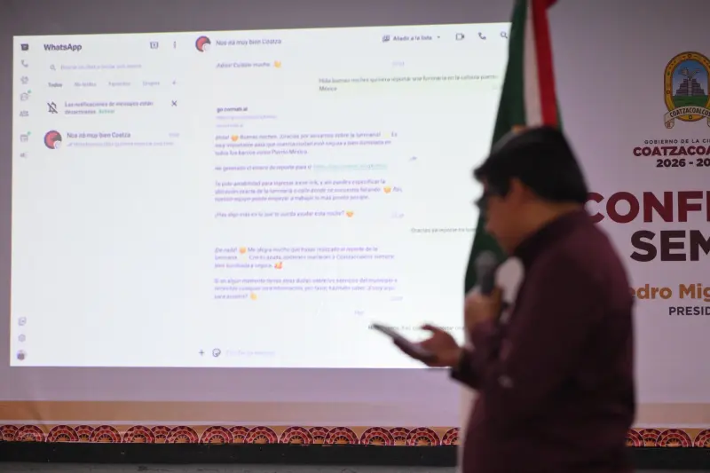 Acercará WhatsApp más de 10 servicios a ciudadanos de Coatzacoalcos