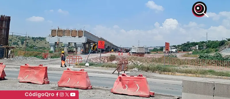 Avanzan obras del tren México-Querétaro en El Marqués