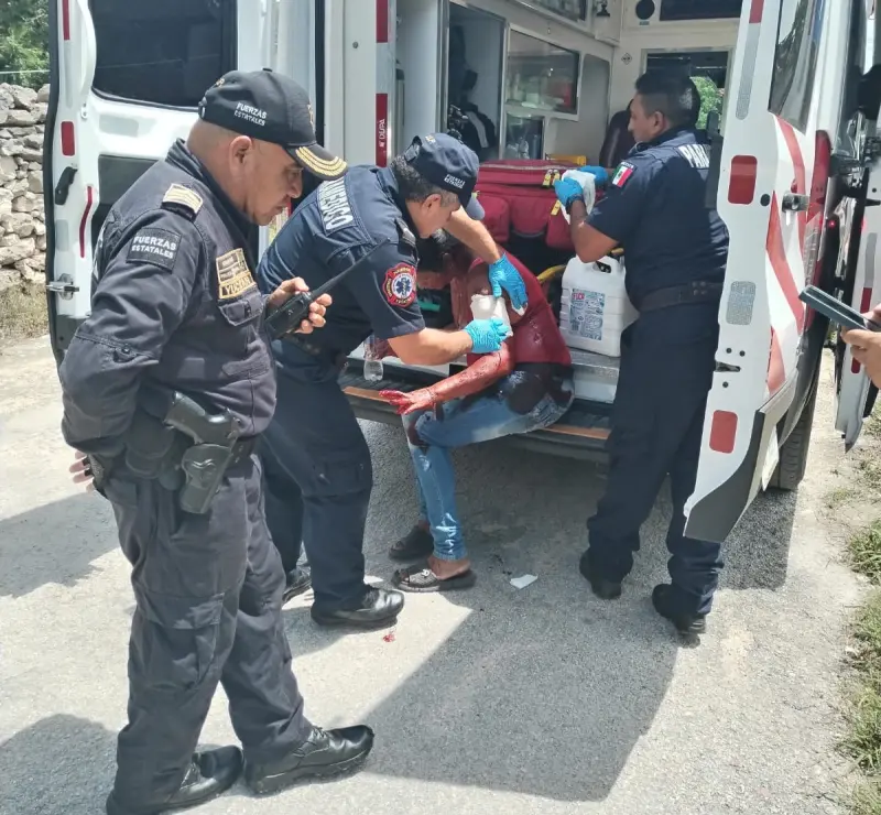 Sangrienta discusión de pareja en Buctzotz: ambos terminan lesionados