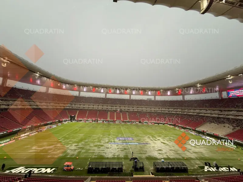 Retrasan juego de Chivas vs Xolos por tormenta eléctrica