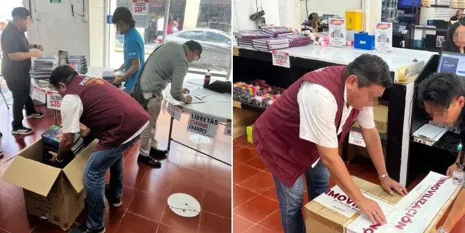 Operativo “Regreso a Clases 2026”: inmovilizan 294 útiles escolares en Mérida por esta razón