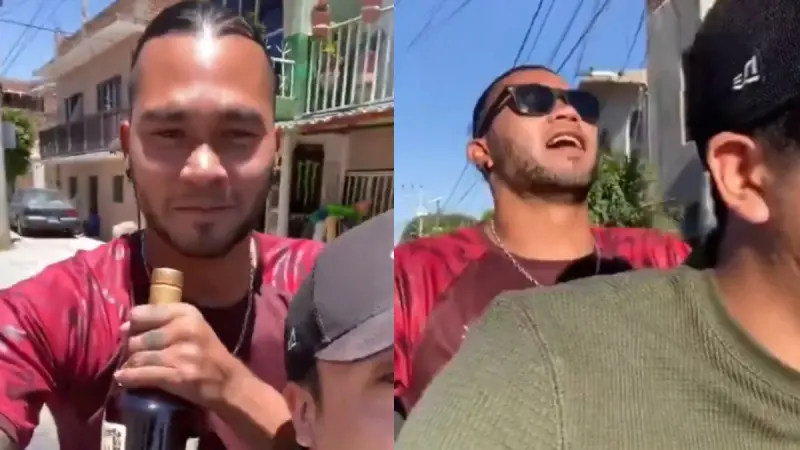 Exhiben a ‘Gullit’ Peña en moto y con botella en mano; ‘Hay que darle a gusto’, dice 