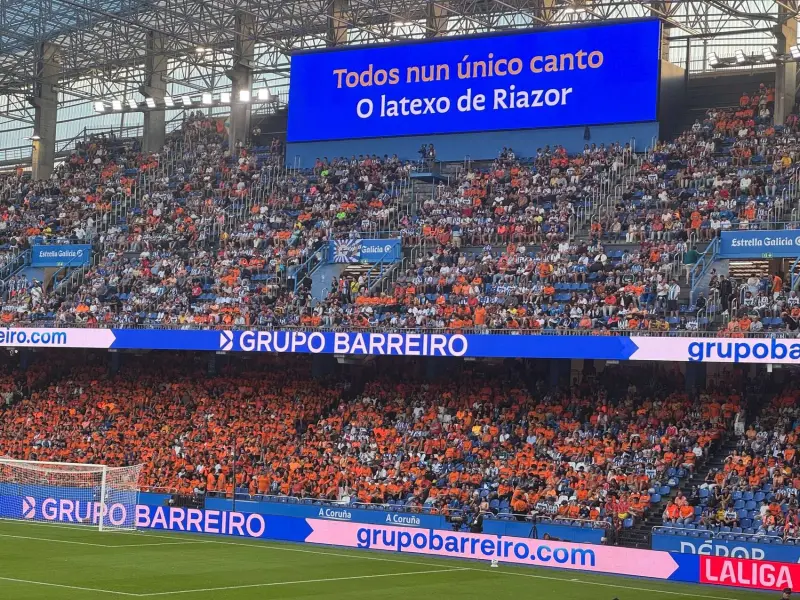 Riazor descubre que el silencio también juega