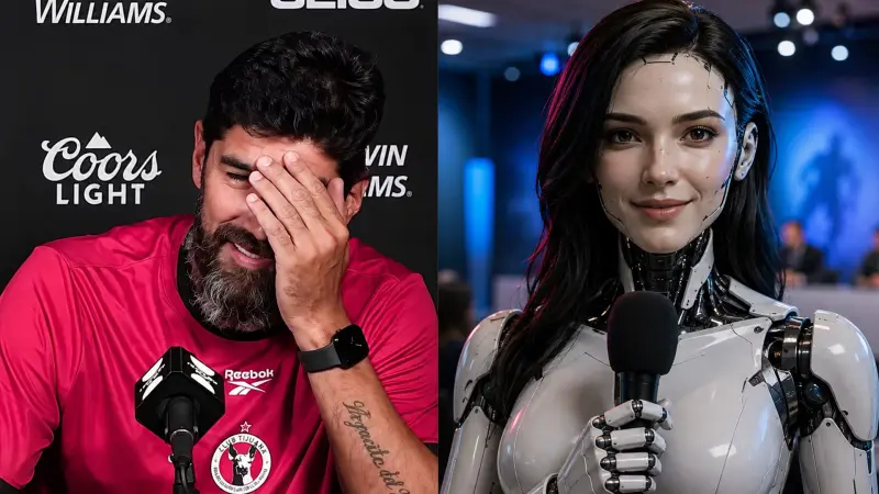 “¿Es inteligencia artificial?”: Sebastián Abreu confundió la voz de la reportera en plena conferencia de Xolos