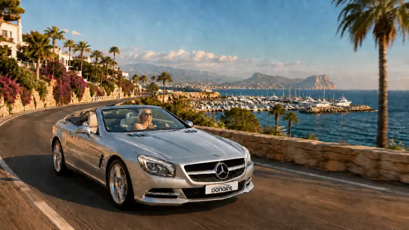 De Marbella a Sotogrande en un Mercedes SL 350: viaje descapotable por la España del sol y el lujo
