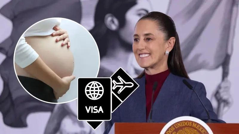 Sheinbaum descarta turismo de maternidad masivo de mexicanos hacia EEUU y señala que son pocos casos
