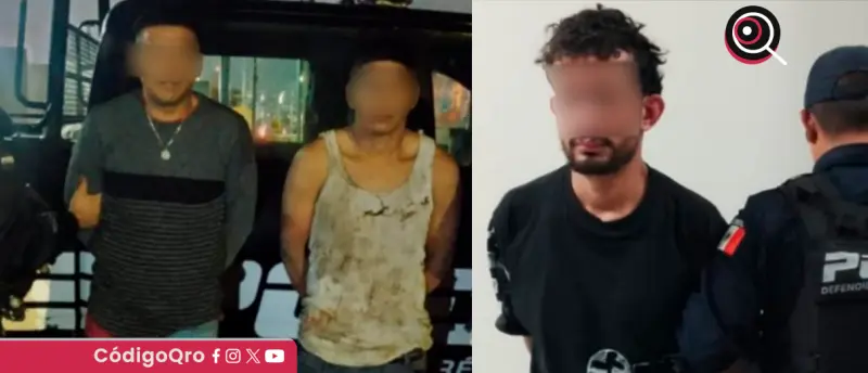 En Pedro Escobedo, la Poes detiene a tres personas y asegura dos vehículos