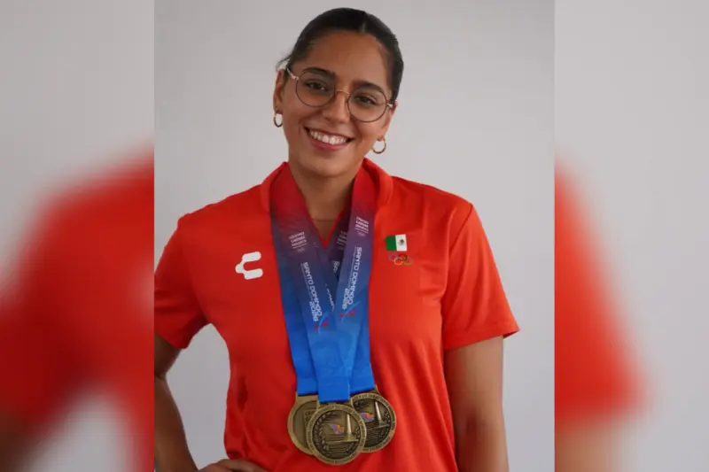 Gana 3 oros la veracruzana Susana Hernández en los JCC 2026