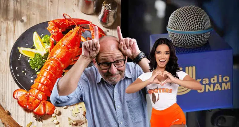 Hallan langosta y Hooters entre facturas de la UNAM por parte de su director de radio, Benito Taibo