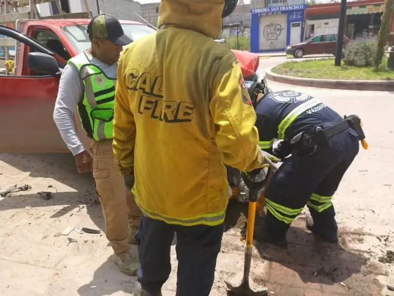 Fuerte accidente en Pedro Escobedo dejó al menos dos personas lesionadas.