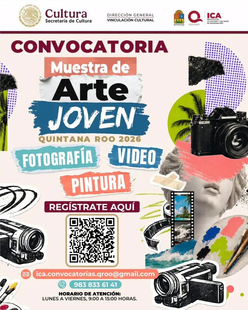 ¡A crear! Quintana Roo busca talento joven en fotografía, pintura y video
