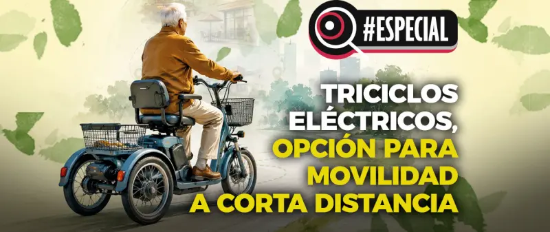 Triciclos eléctricos, opción para movilidad a corta distancia