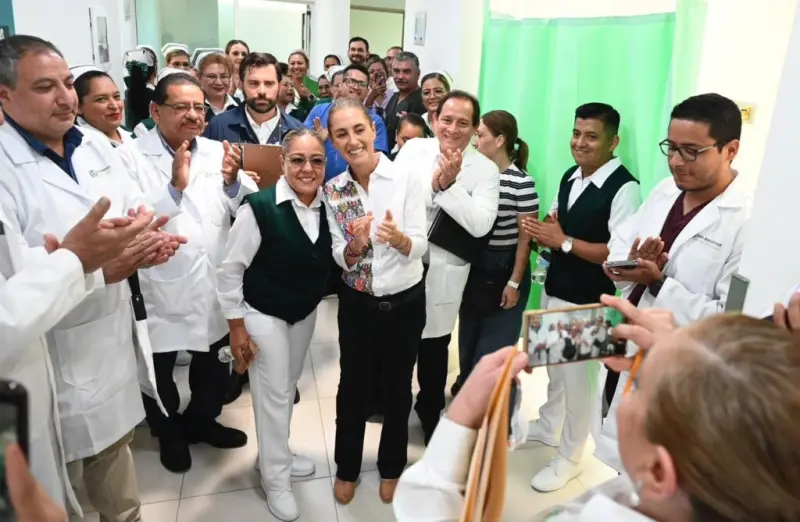 Sheinbaum inaugura hospital en Tamaulipas; suman 32 abiertos durante su gobierno