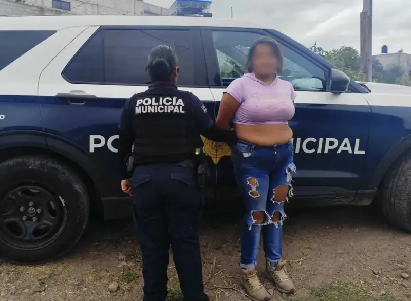 Detienen a mujer con metanfetamina en la colonia Las Margaritas, Querétaro