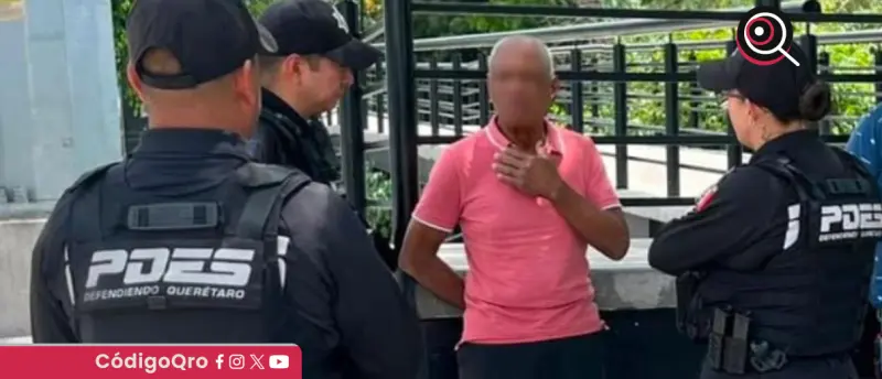 Poes resguarda a adulto mayor en situación de vulnerabilidad