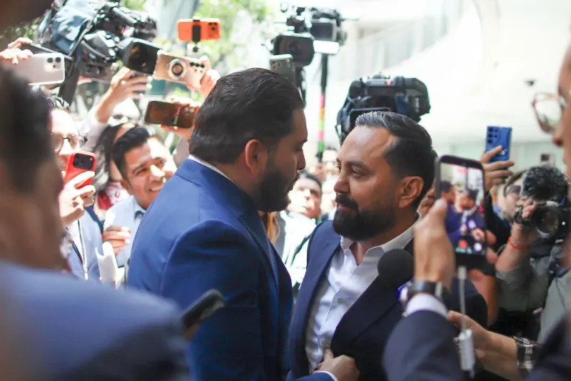 Diputados Arturo Ávila y Carlos Mancilla se confrontan en San Lázaro por ‘Alito’ Moreno | VIDEO
