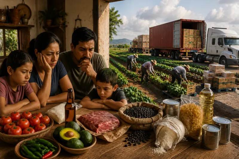 Campo mexicano vende más, pero México compra más comida extranjera