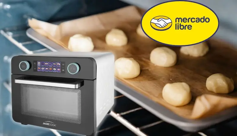 Horno freidora Jade Cook baja a 2,899 pesos con envío gratis, 15 meses sin intereses y devolución gratis