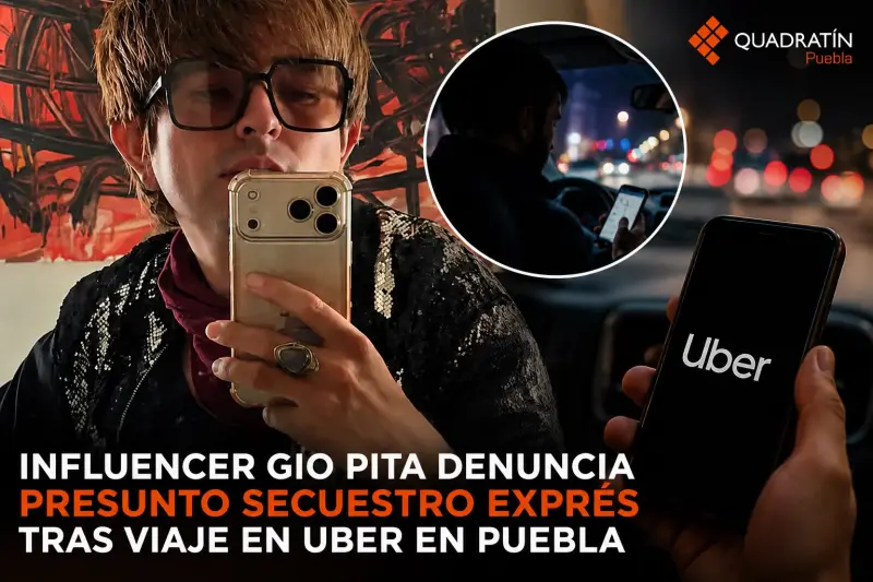 Denuncia influencer Gio Pita presunto secuestro