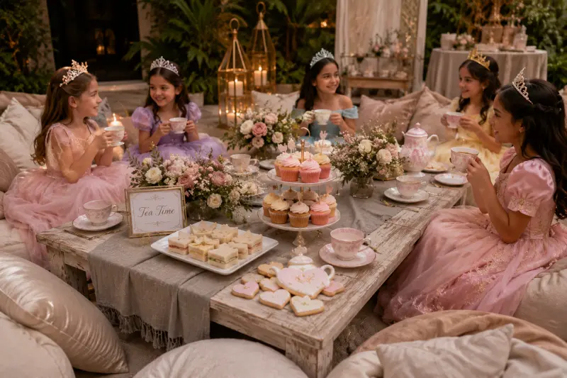 Magia y sofisticación: Cómo organizar la tarde de té perfecta para niñas