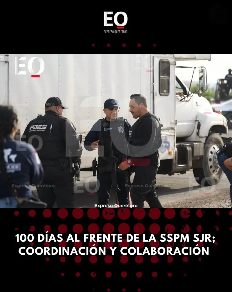 100 días al frente de la SSPM SJR; coordinación y colaboración 